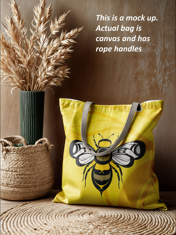 Gilakas'la (Thank You) Cotton Eco Tote by Native Artist Adam Lewis