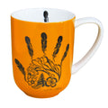 Gitxsan Hand indigenous art mug by Michelle Stoney Canada
