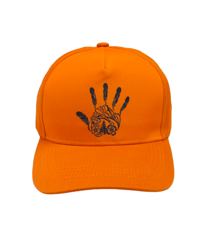 Gitxsan Hand Baseball Cap indigenous art gift by Michelle Stoney Canada