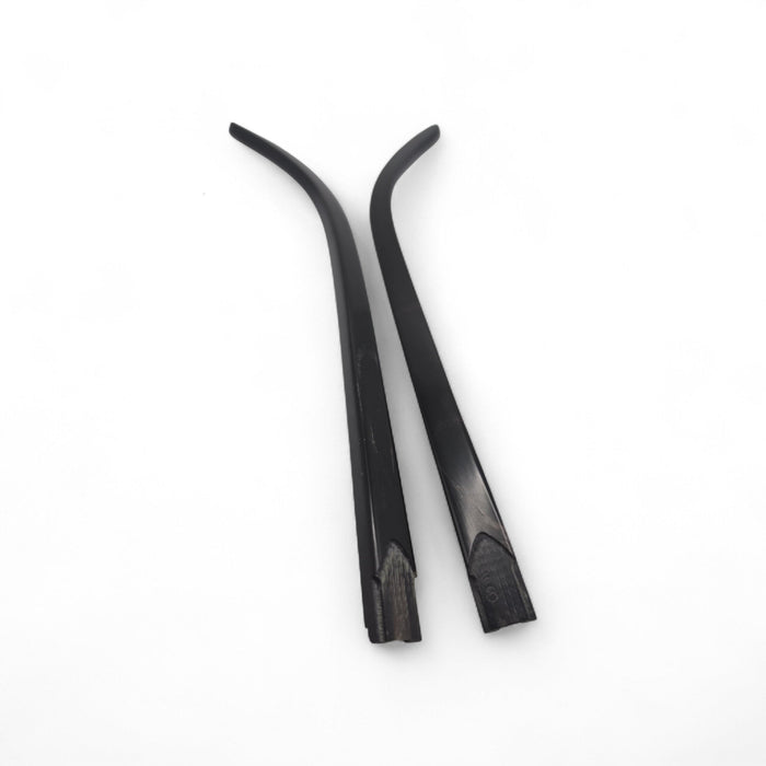 Giverny 49-55 Old Skool Temples - Polished Black Buffs