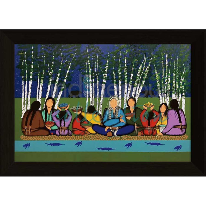 Simone McLeod Giving Thanks for Who We Are Wall Art | Native Art Canada