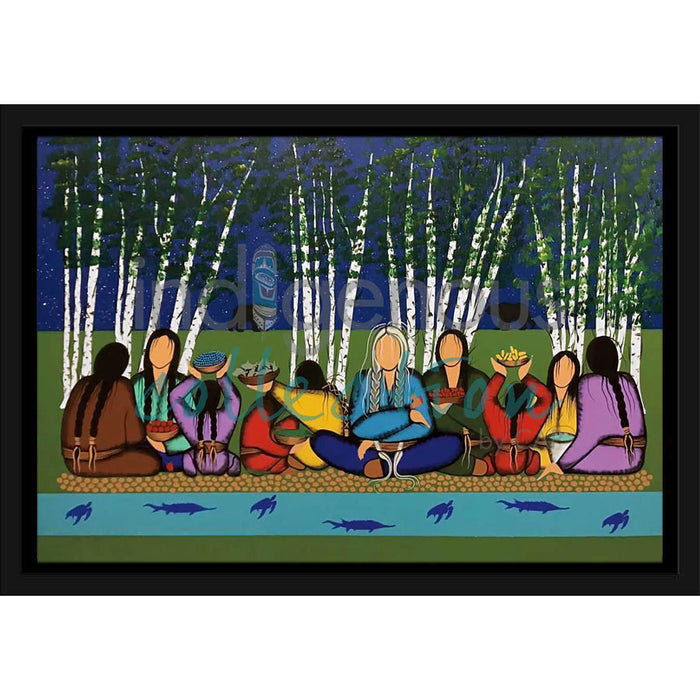 Simone McLeod Giving Thanks for Who We Are Wall Art | Native Art Canada