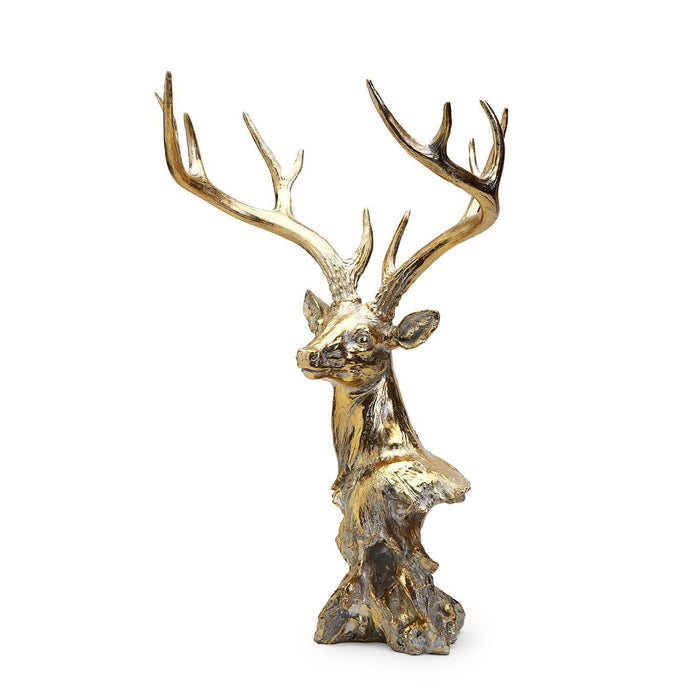 Gold Leaf Deer Décor
