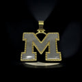Gold Michigan Pendant (U of M)