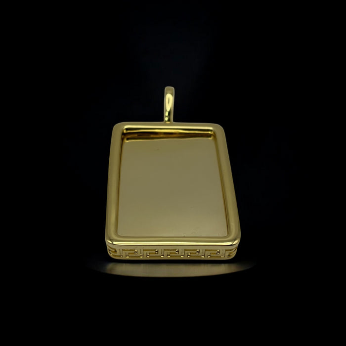 Gold Slab Pendant