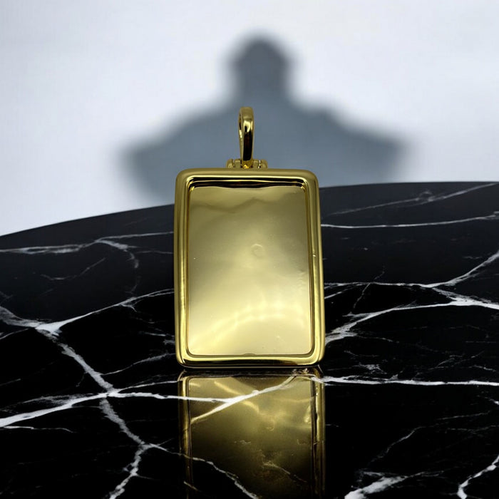 Gold Slab Pendant