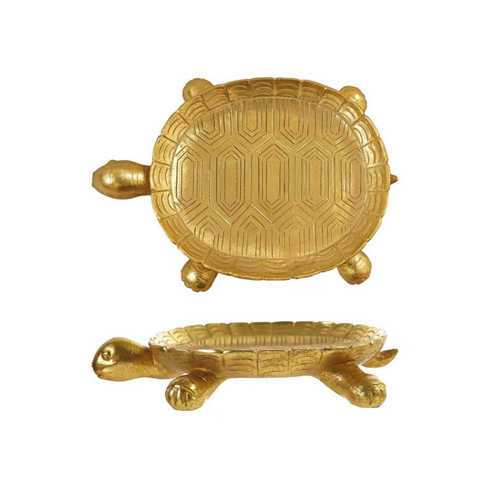 Gold Turtle Shaped Tray