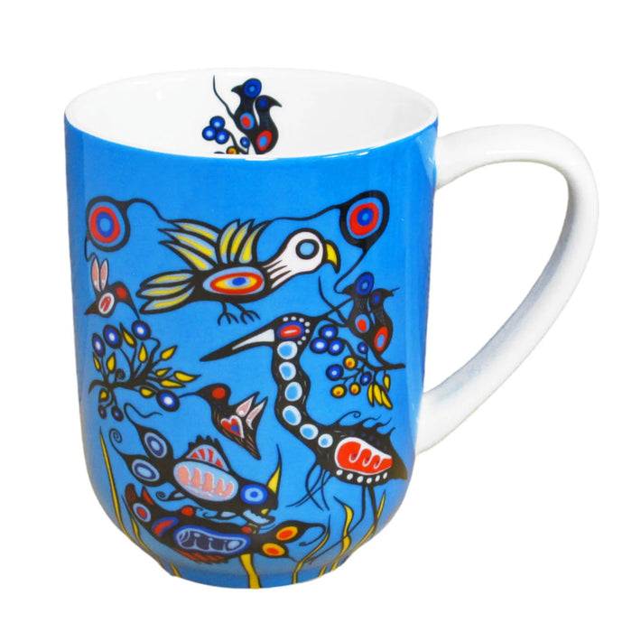 Grand River Harmony 16 oz mug by Native artist, Cody Houle