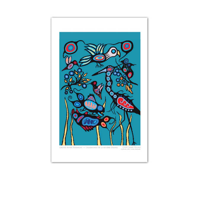 Grand River Harmony by Cody Houle | Indigenous Art Cards
