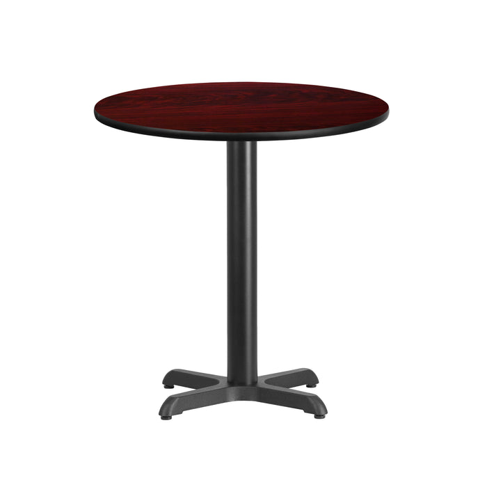 24RD MA Laminate Table-X-Base