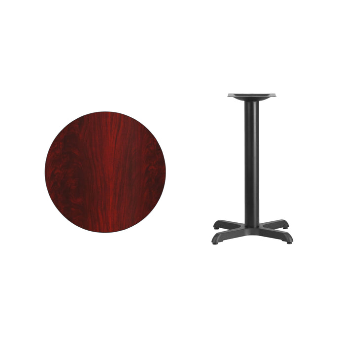 24RD MA Laminate Table-X-Base