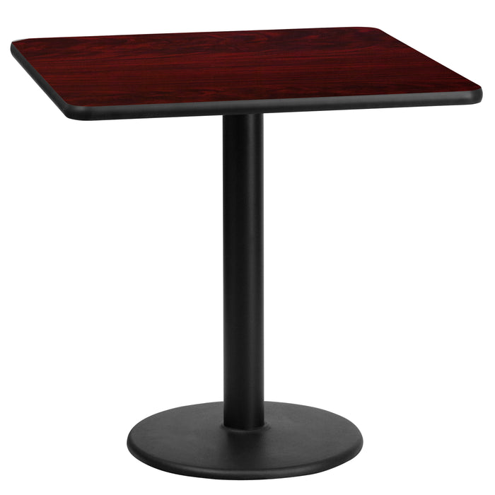 24SQ MA Laminate Table-RD Base