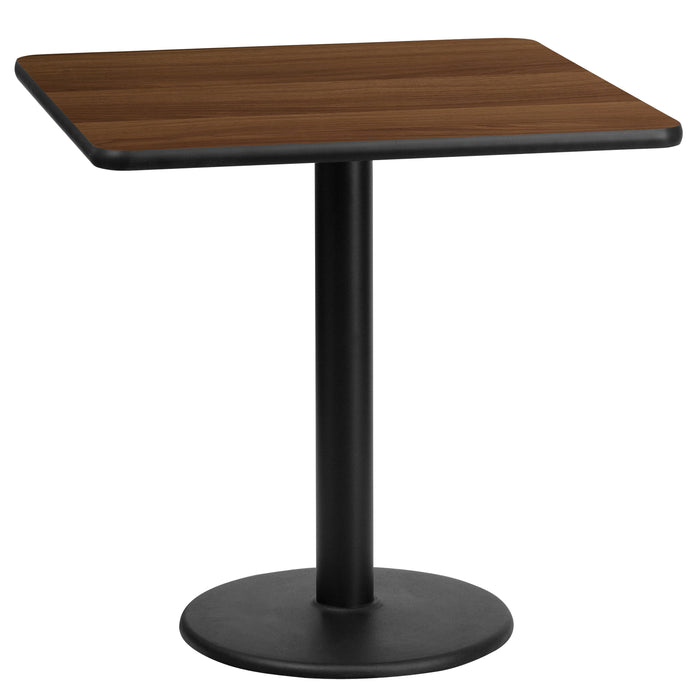 24SQ WA Laminate Table-RD Base