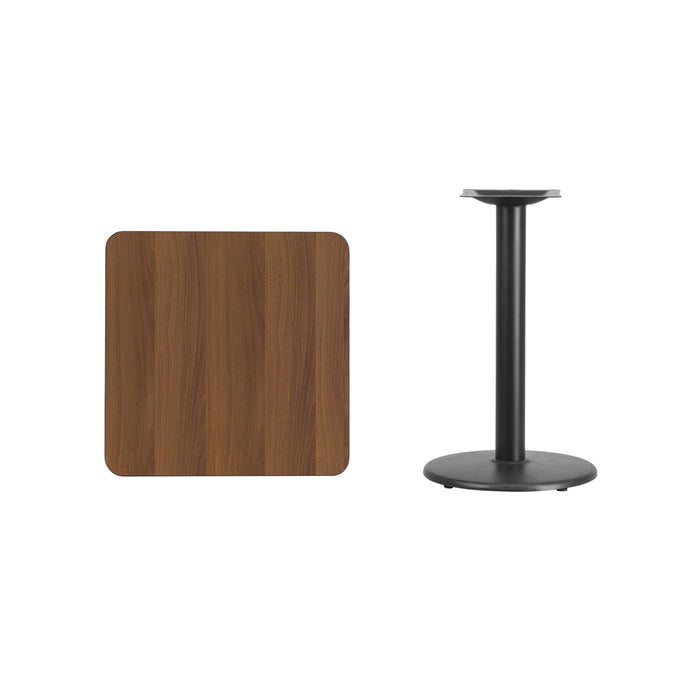 24SQ WA Laminate Table-RD Base