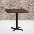 24SQ WA Laminate Table-X-Base