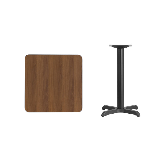 24SQ WA Laminate Table-X-Base