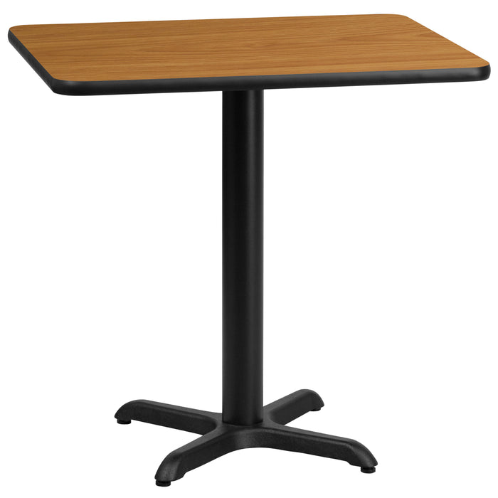 24x30 NA Laminate Table-X-Base