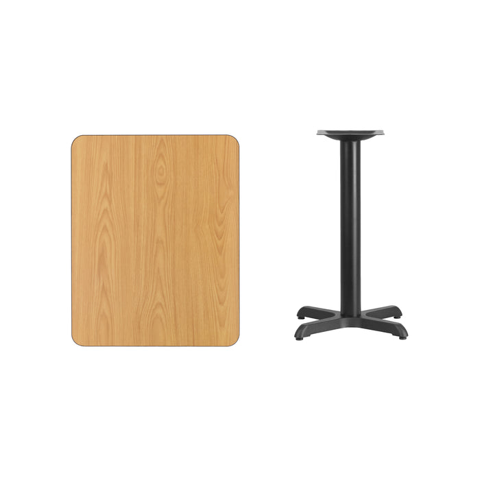 24x30 NA Laminate Table-X-Base