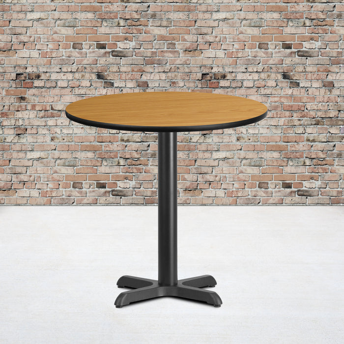 30RD NA Laminate Table-X-Base