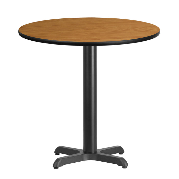 30RD NA Laminate Table-X-Base