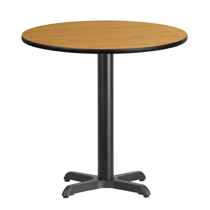 30RD NA Laminate Table-X-Base