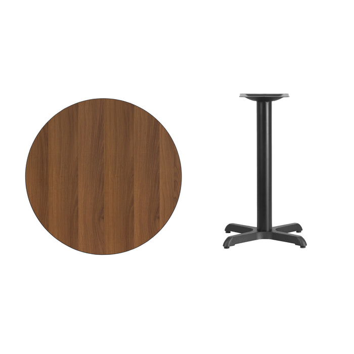 30RD WA Laminate Table-X-Base