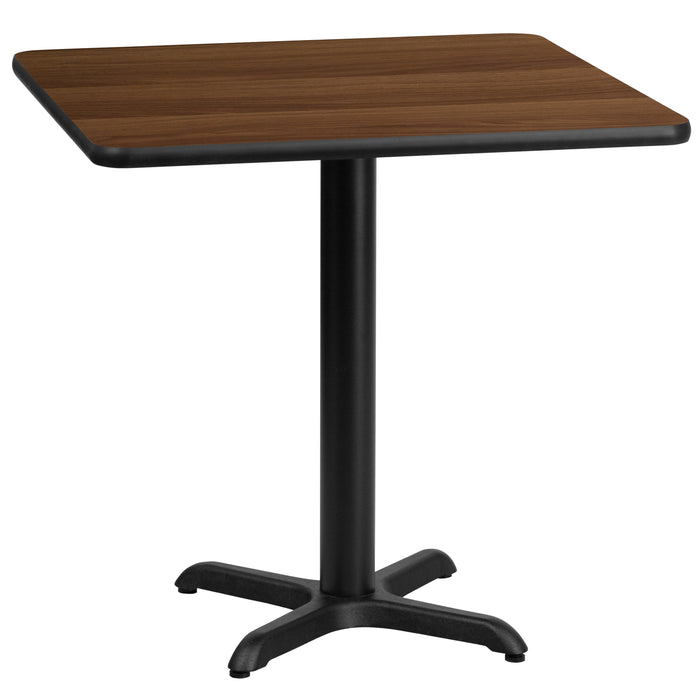 30SQ WA Laminate Table-X-Base