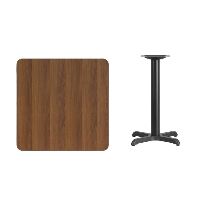 30SQ WA Laminate Table-X-Base