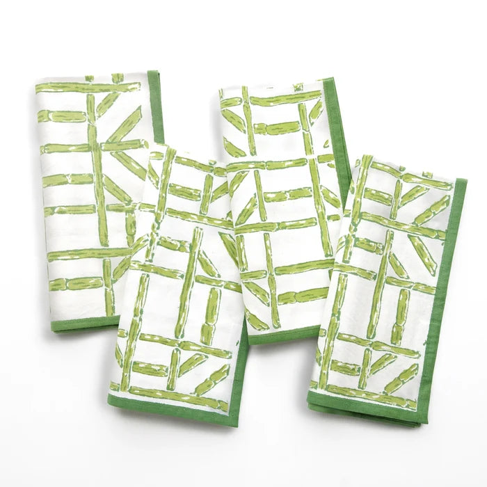 Green Bamboo Napkin | Set of 4