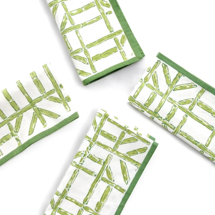 Green Bamboo Napkin | Set of 4