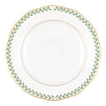 Green Laurel Dessert Plate - Green