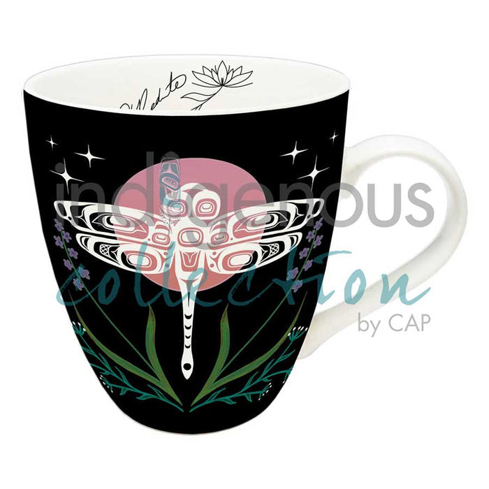 Halipis (Dragonfly) indigenous art mug by Carmen Redunante Canada