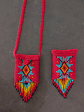 Beaded amulet bag