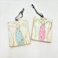 Handpainted MDF Angel Ornament