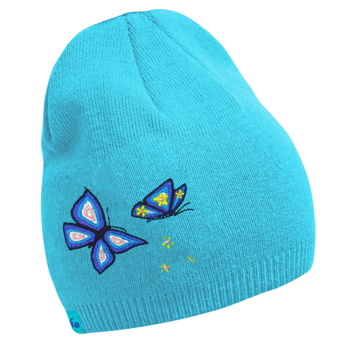 Happiness Embroidered Toque, artwork by Native artist Kim McDonough