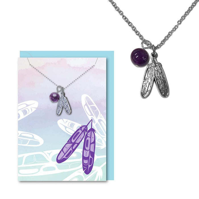 Eagle Feathers healing Necklace