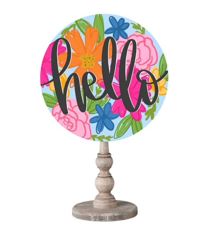 Hello Multicolor Topper