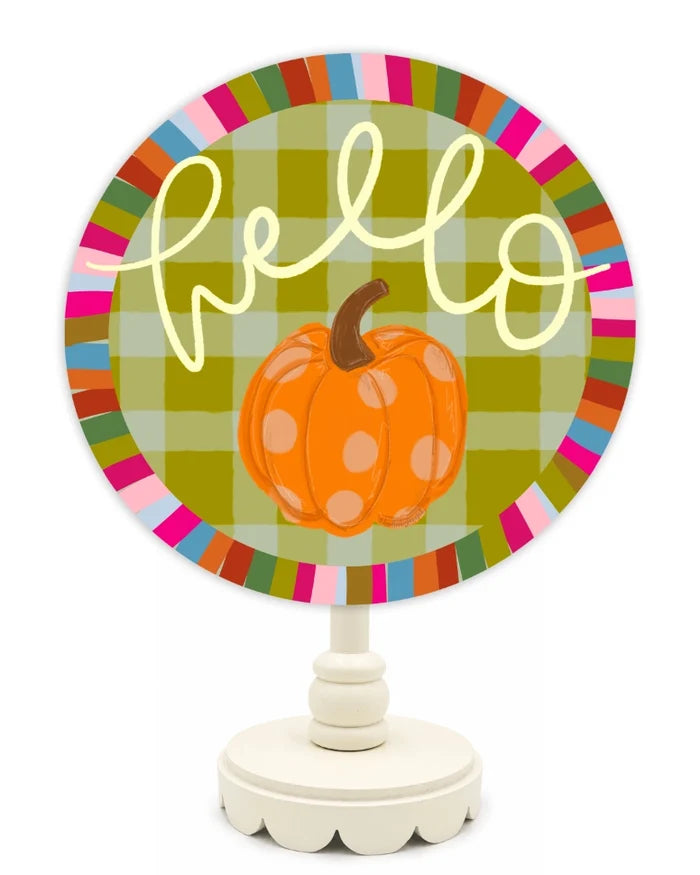 Hello Pumpkin Topper