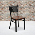 Black Coffee Chair-Cherry Seat