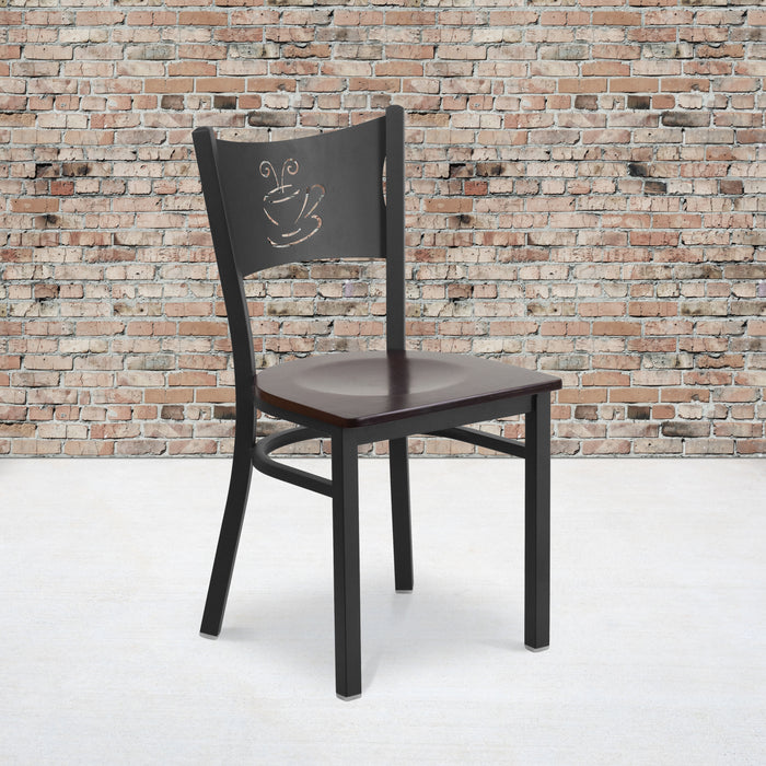 Black Coffee Chair-Wal Seat