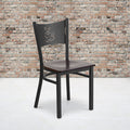 Black Coffee Chair-Wal Seat