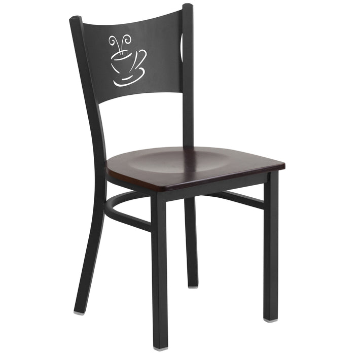 Black Coffee Chair-Wal Seat
