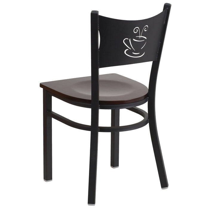 Black Coffee Chair-Wal Seat