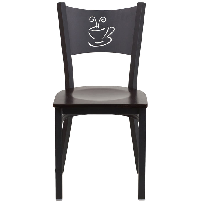 Black Coffee Chair-Wal Seat