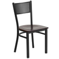 Black Grid Chair-Wal Seat