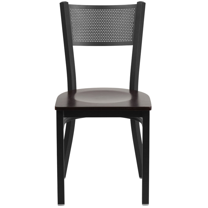 Black Grid Chair-Wal Seat