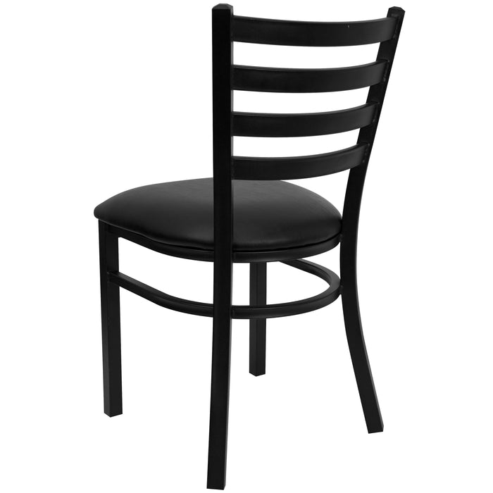 Black Ladder Chair-Black Seat