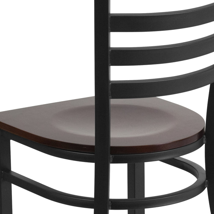 Black Ladder Chair-Wal Seat