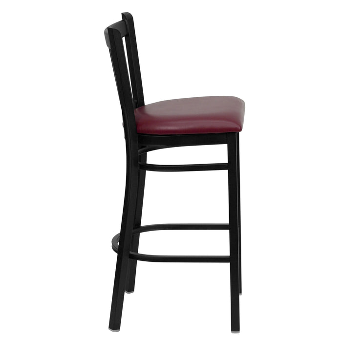 Black Vert Stool-Burg Seat