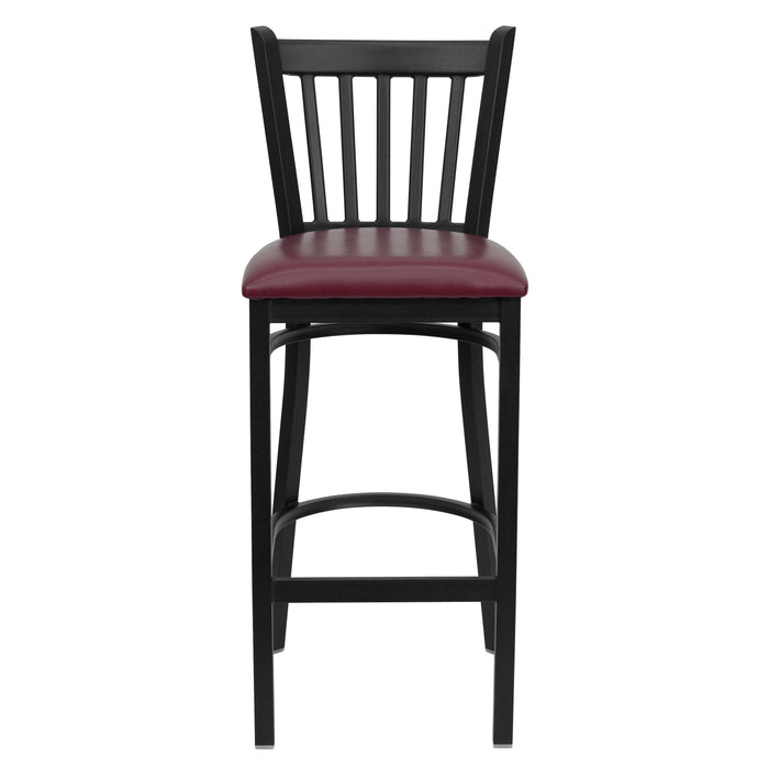 Black Vert Stool-Burg Seat